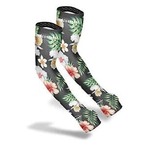 Farmers Defense UV Protection Cooling Sleeves Tropical Flower Size Small/Medium